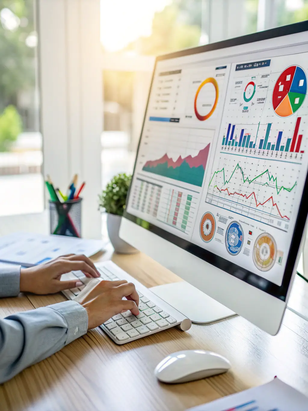 A clean and intuitive data system interface, highlighting the ease of access and analysis of critical information, used to represent the benefits of a well-structured data system.
