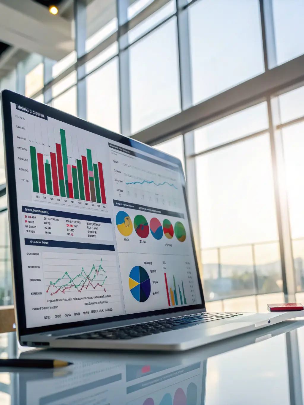 A visual representation of a data dashboard displaying key performance indicators and impact metrics, highlighting Perafox Solutions' commitment to data-driven decision-making.