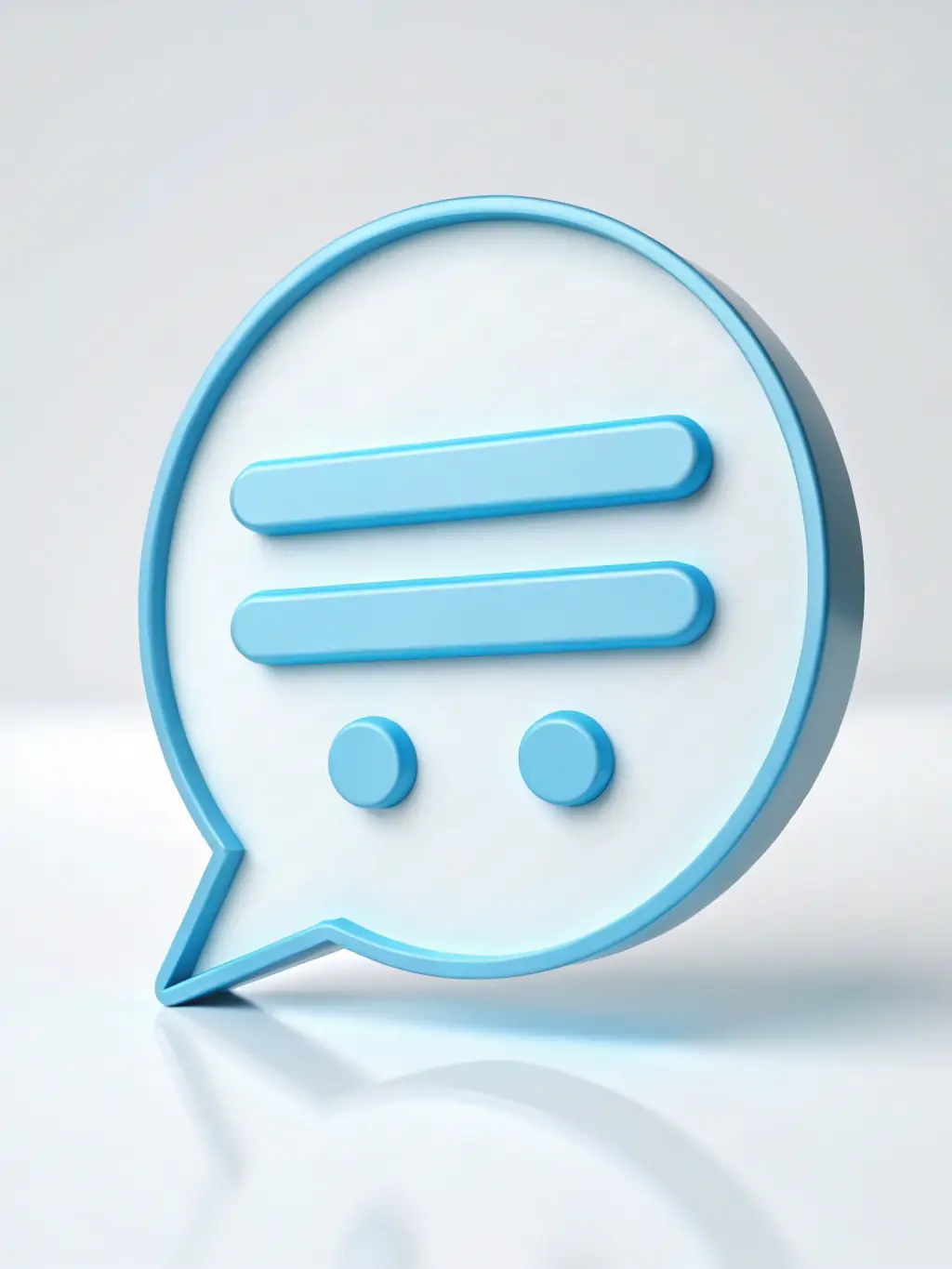An icon representing a video camera and speech bubbles, symbolizing content and communications.